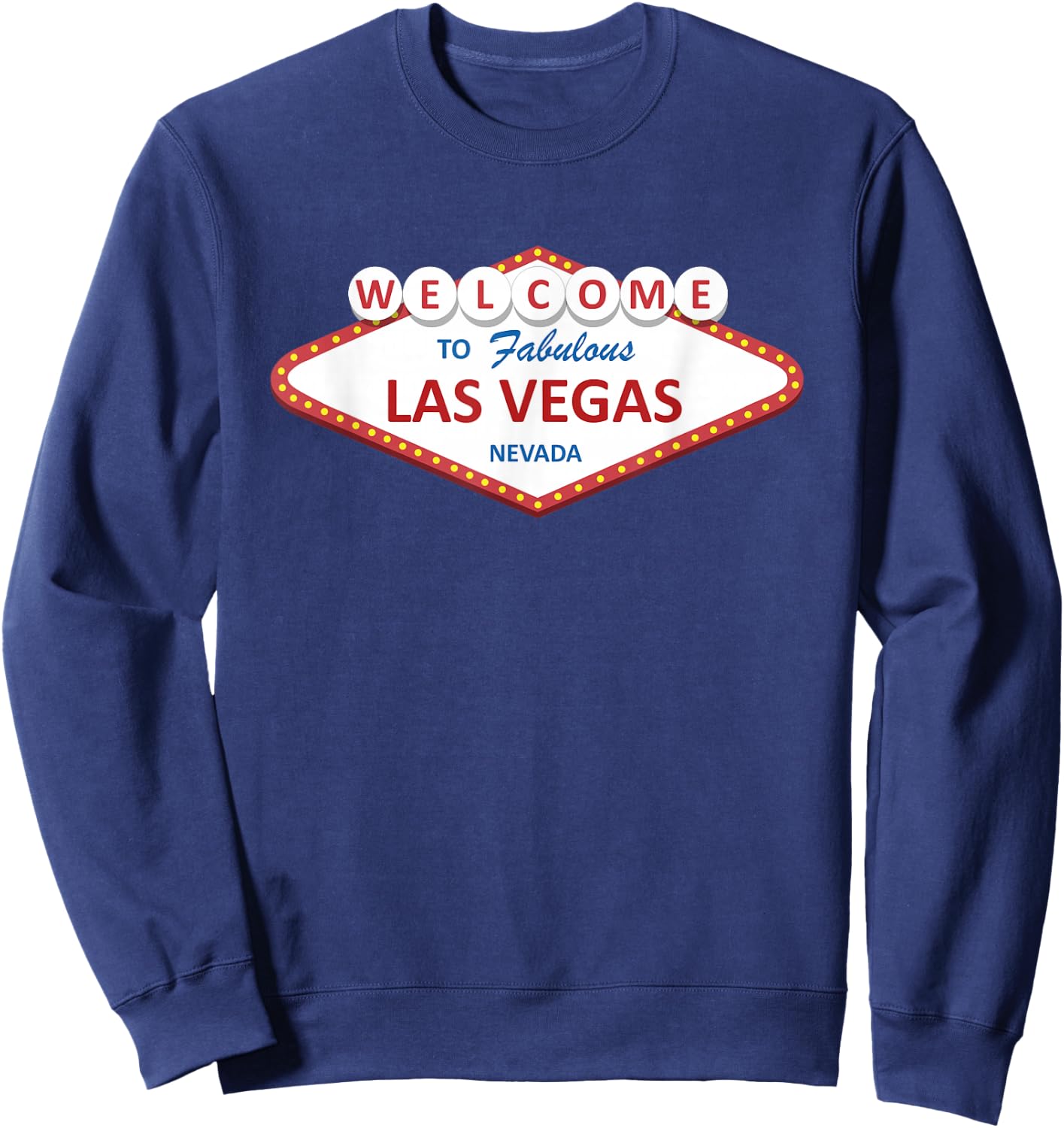 Las Vegas - Nevada - Aesthetic Design - Classic Sweatshirt - Sweatshirt | Navy