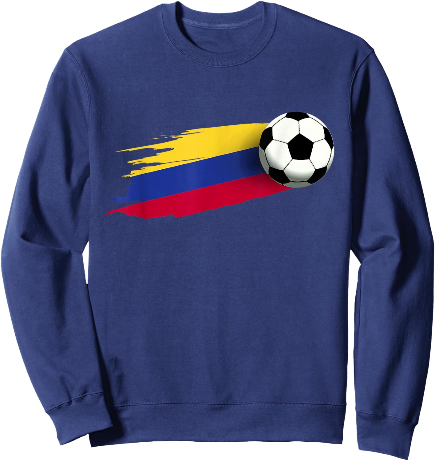 Colombia Flag Jersey Colombian Soccer Team Colombian Sweatshirt - Sweatshirt | Navy