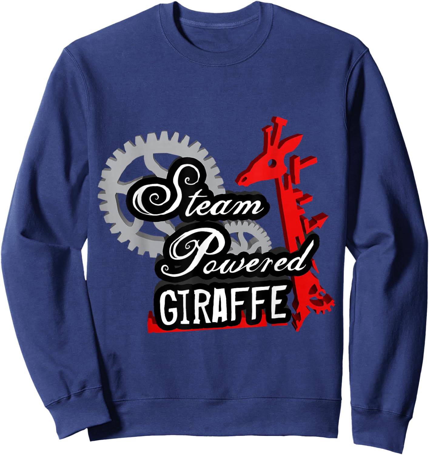 Steam Powered Giraffe Logo Sweatshirt - Sweatshirt | Navy