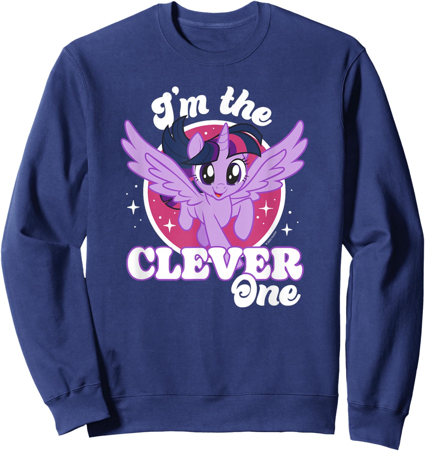 My Little Pony Twilight Sparkle I'm The Clever One Poster Sweatshirt - Sweatshirt | Navy