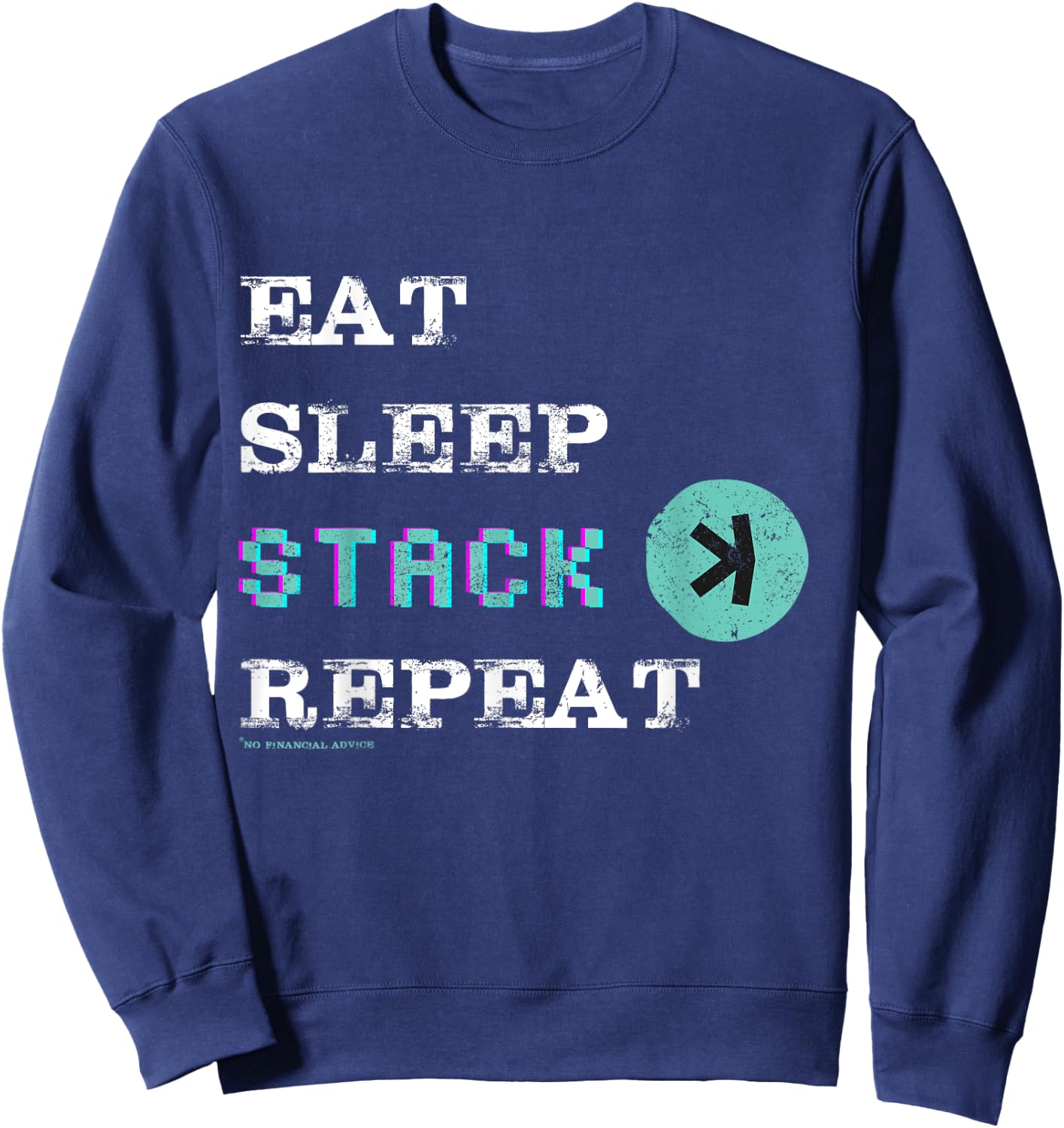 Kaspa Crypto Coin Bullrun 2024 Freedom Cryptocurrency Sweatshirt - Sweatshirt | Navy