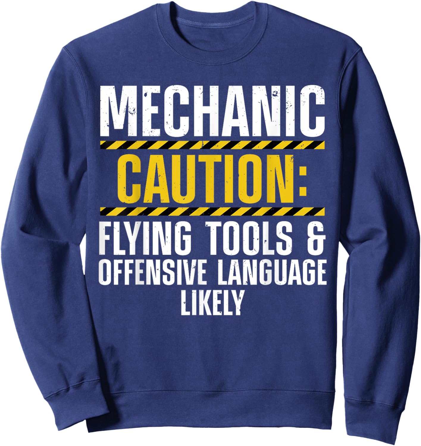 Funny Mechanic Art Drag Racing Garage Guy Enthusiast Sweatshirt - Sweatshirt | Navy