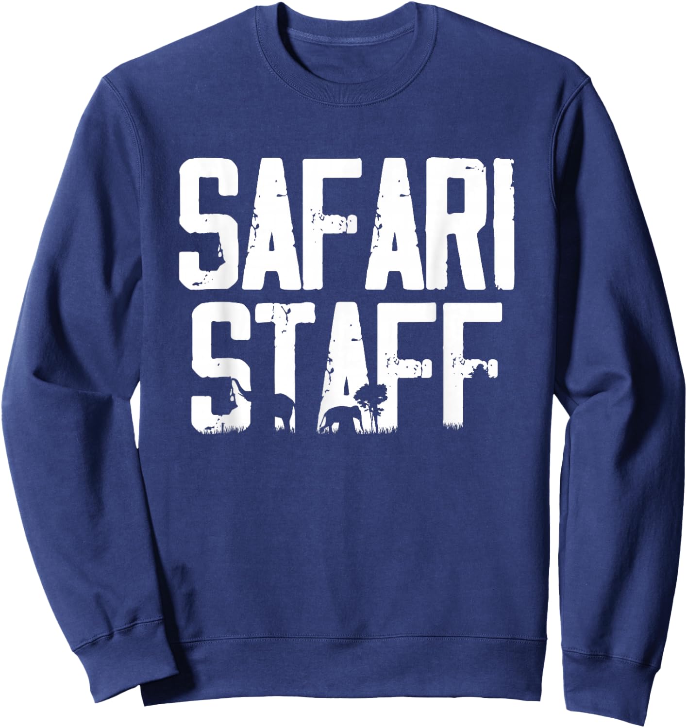 Safari Tour Guide African Safari Squad Zoo Safari Staff Sweatshirt - Sweatshirt | Navy