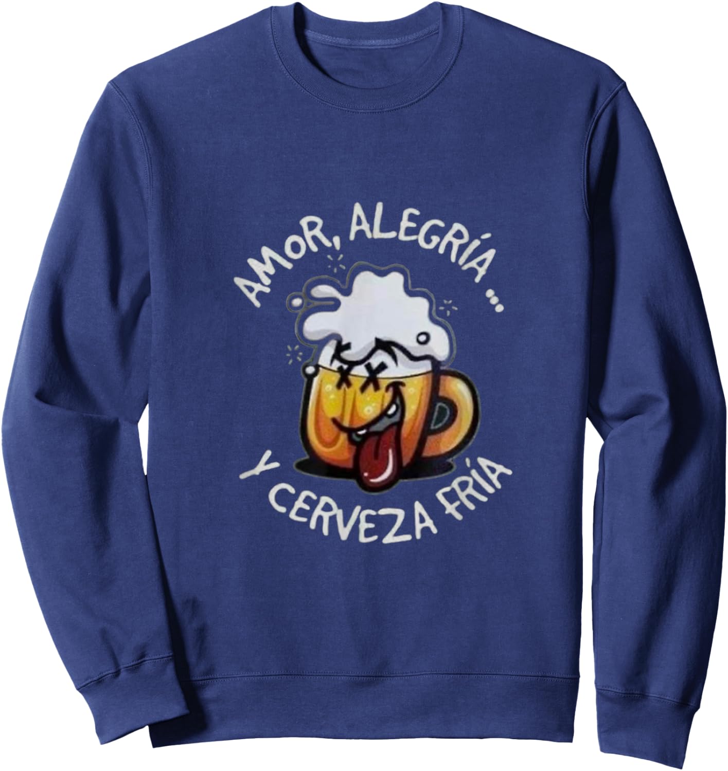 Love, Joy and Cold Beer, Summer 2023 Sweatshirt - Sweatshirt | Navy