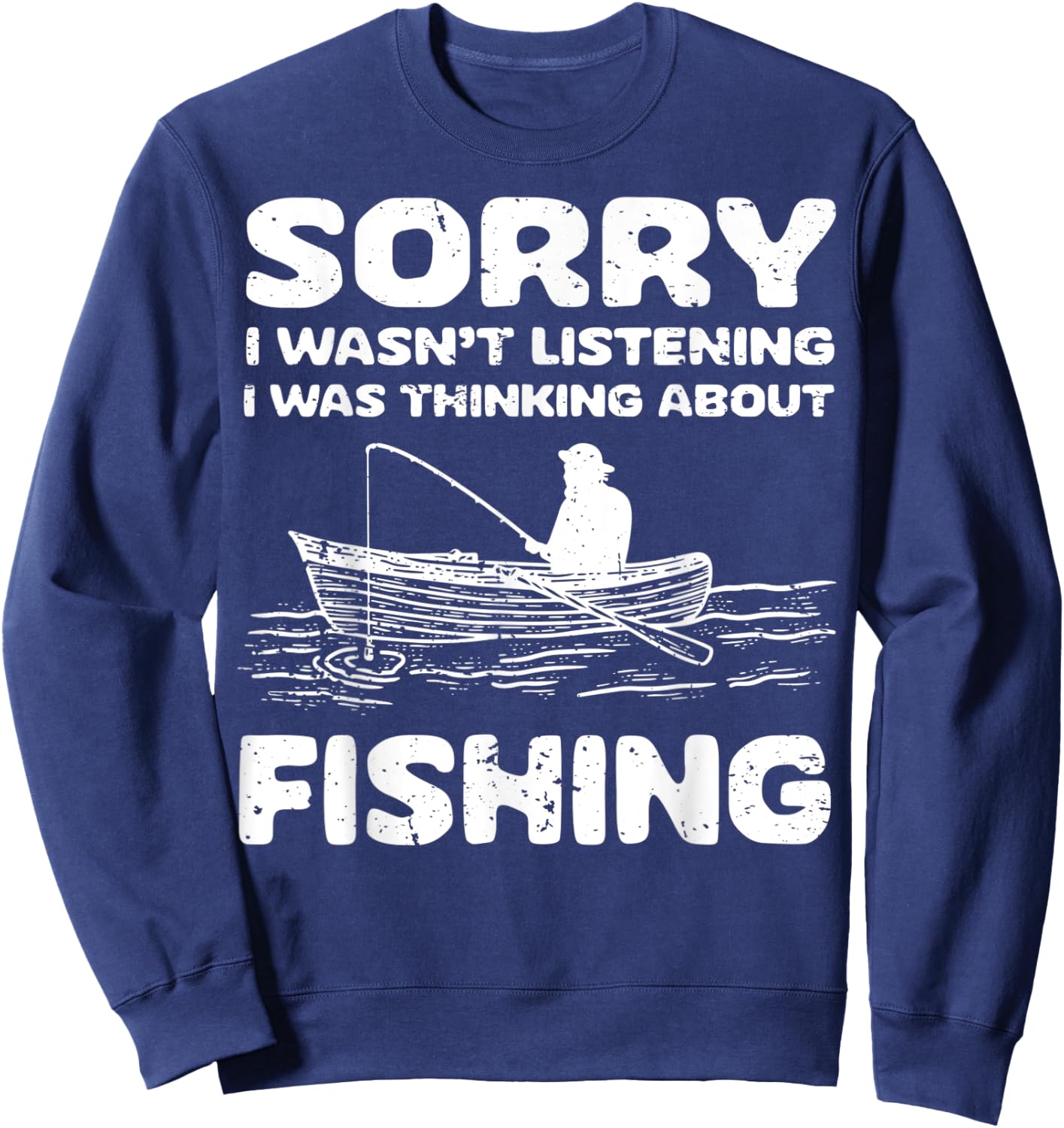 Sarcasm Quotes Hobbies Funny Fishing Gifts Women Dad Sweatshirt - Sweatshirt | Navy