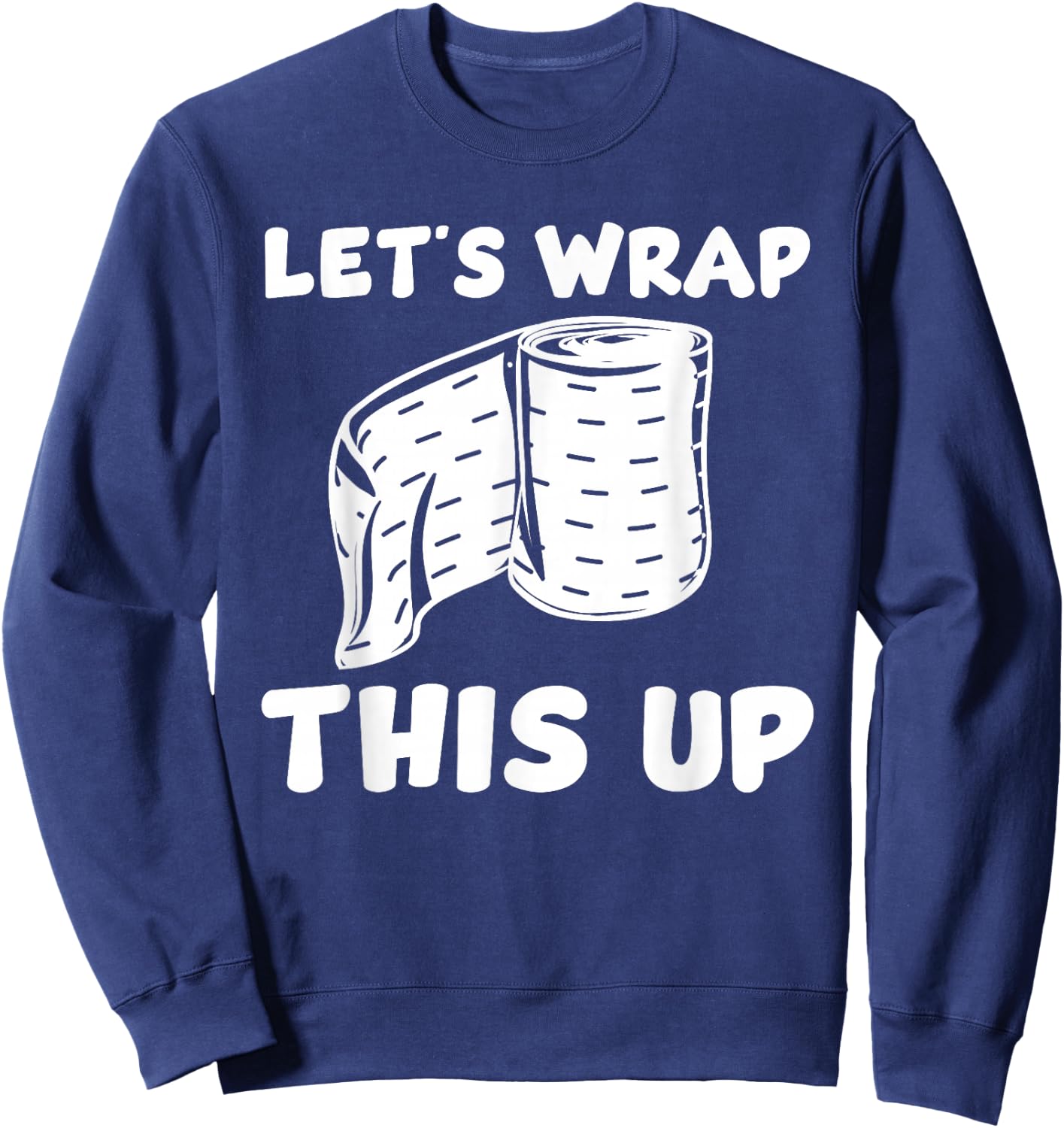 Great Wound Care Nurse Apparel RN Nurses Bandage Sweatshirt - Sweatshirt | Navy