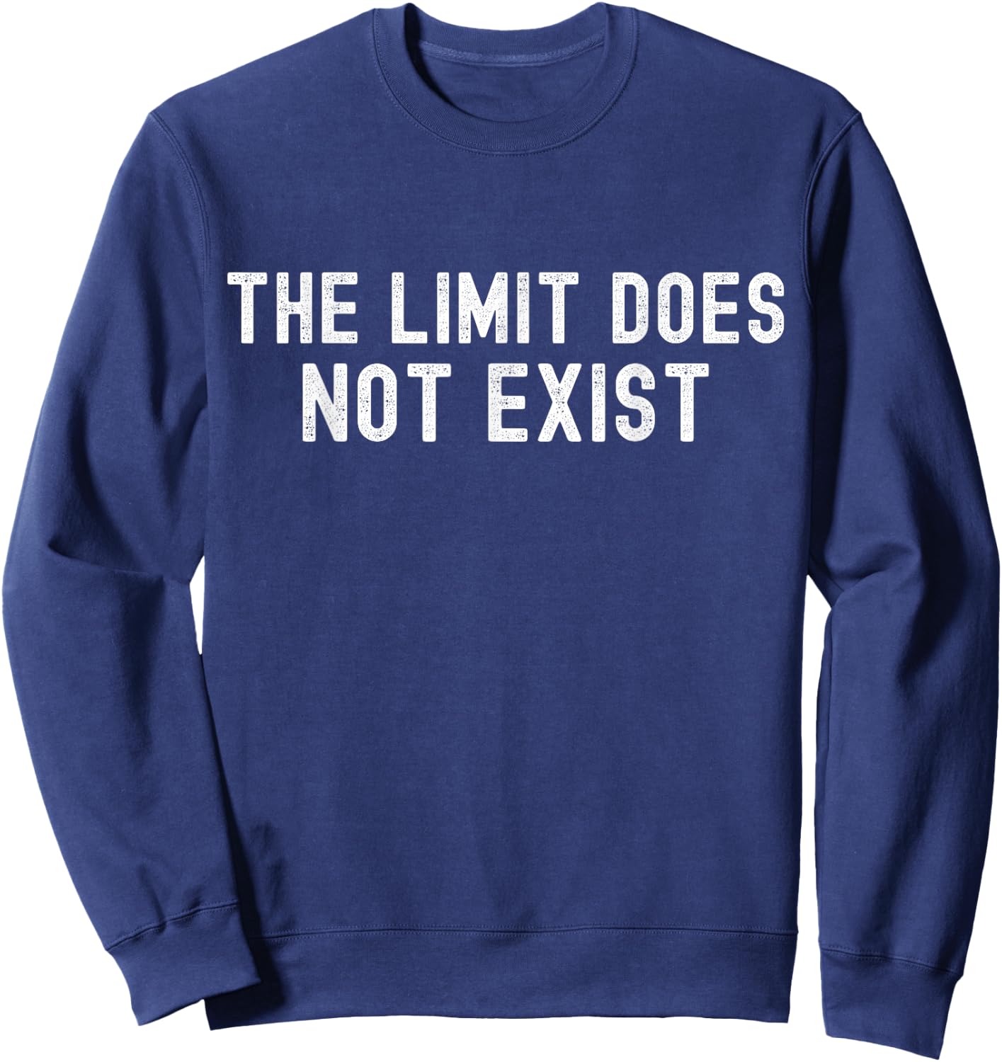 The Limit Does Not Exist Graphic Sweatshirt - Sweatshirt | Navy