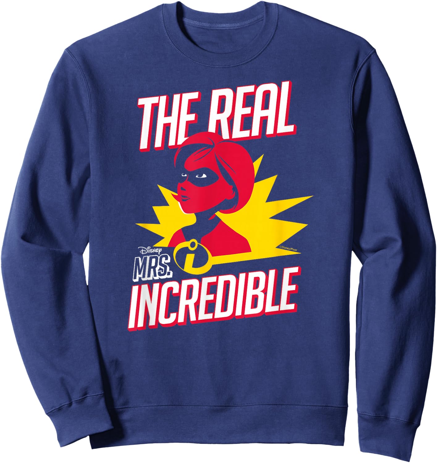 The Incredibles- The Real Mrs. Incredible Sweatshirt - Sweatshirt | Navy