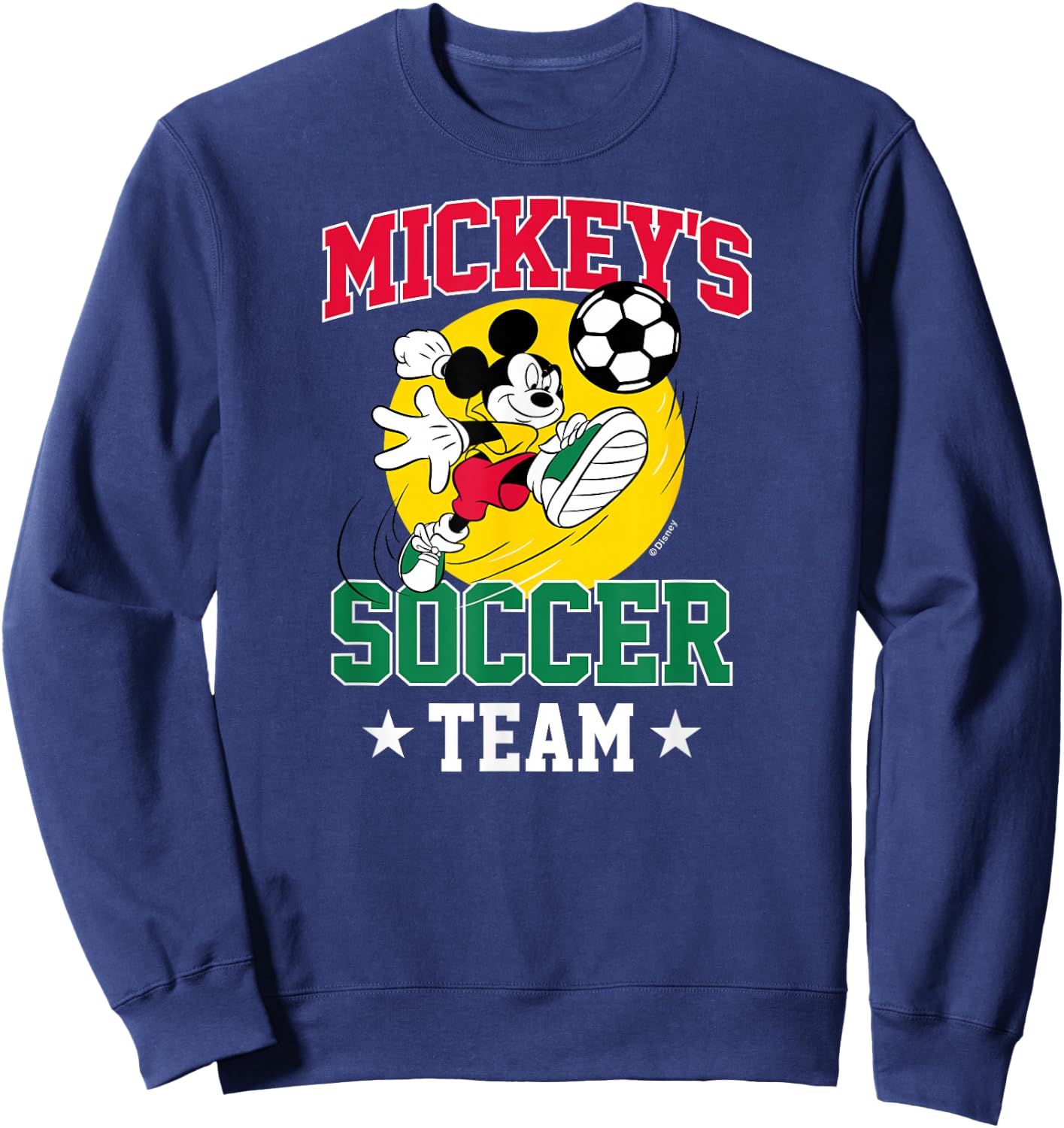 Disney - Mickey's Soccer Team Sweatshirt - Sweatshirt | Navy
