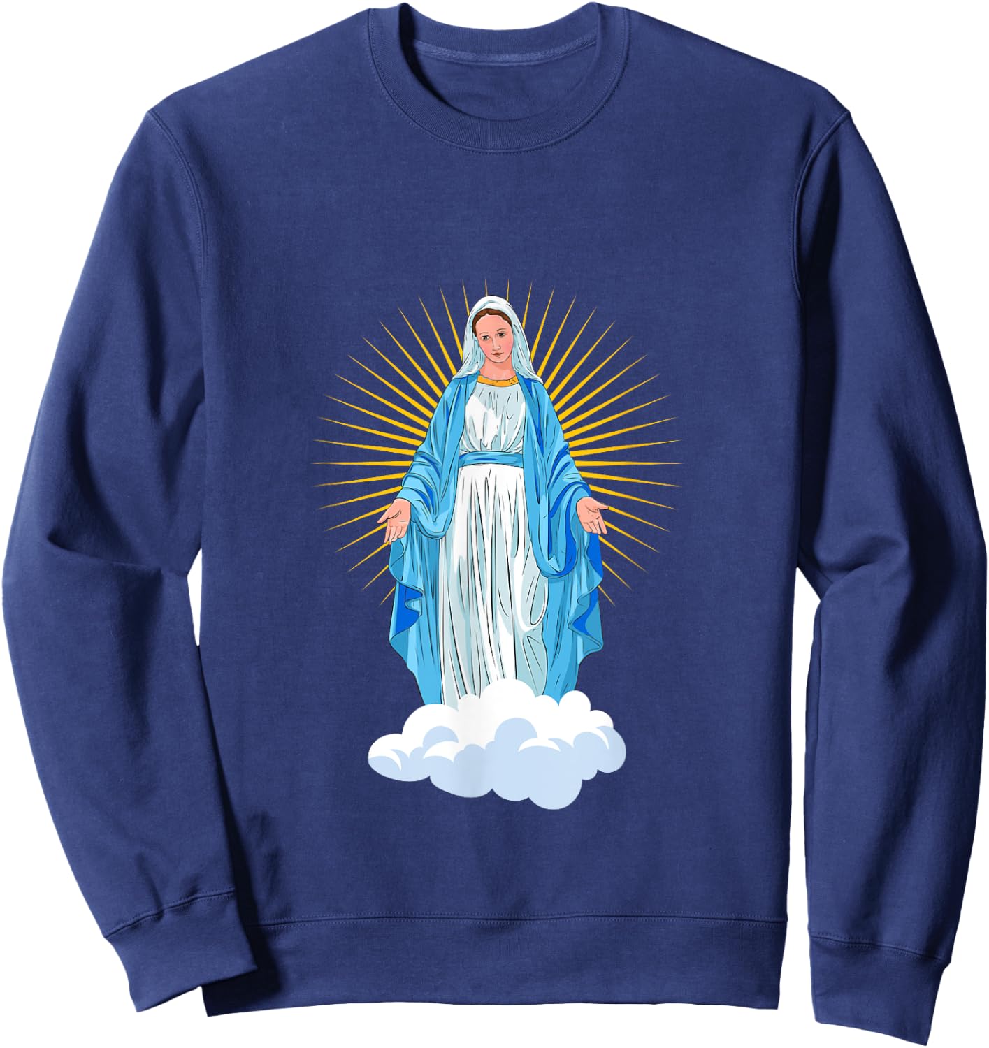 Virgin Mary Sweatshirt - Sweatshirt | Navy