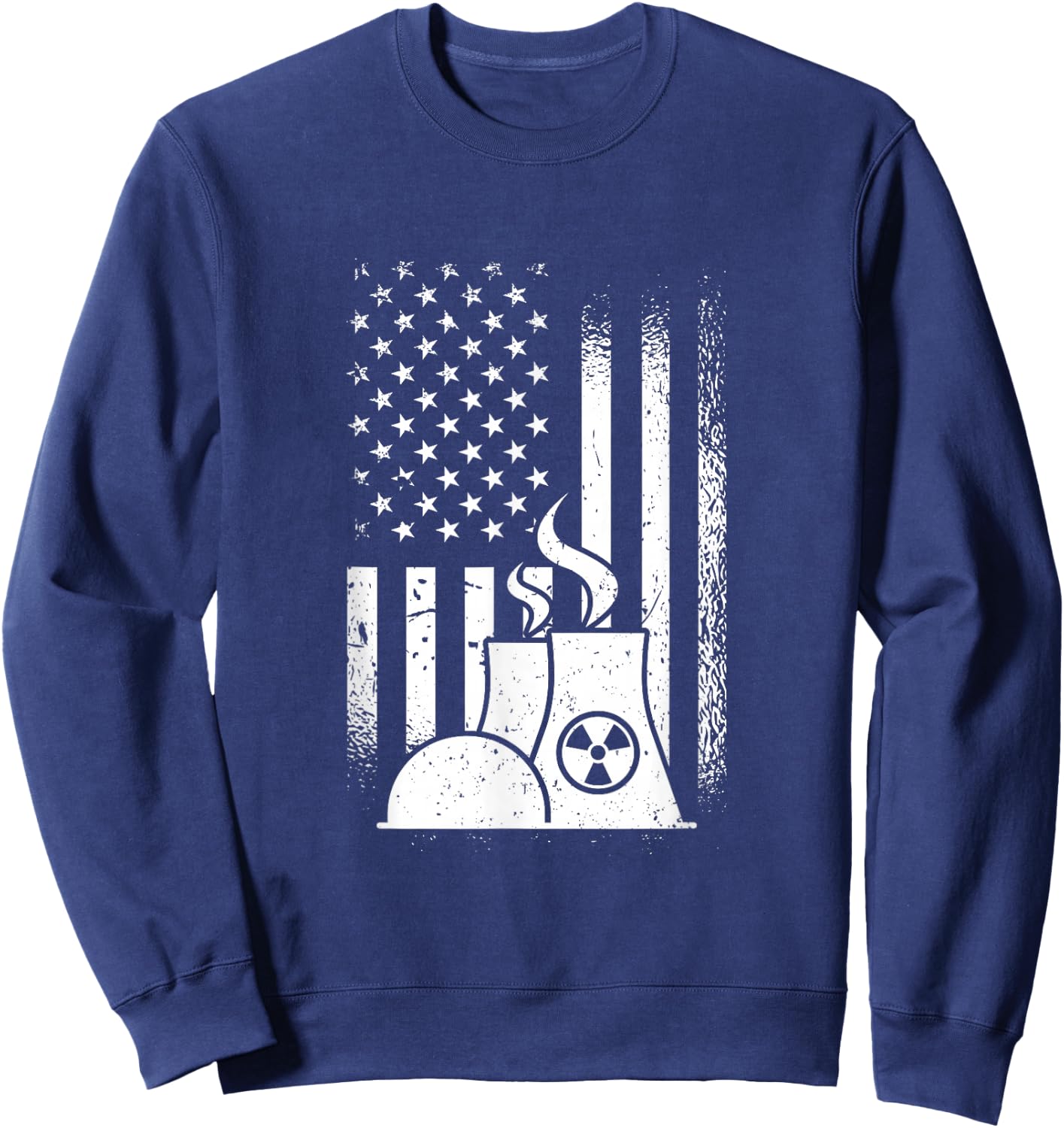 American Nuclear Plant Worker Sweatshirt - Sweatshirt | Navy
