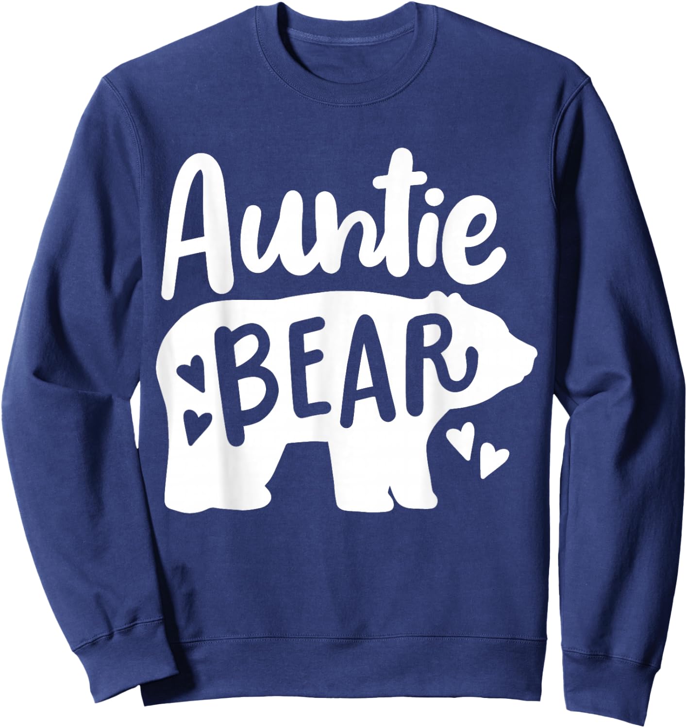 Auntie Aunt Auntie Bear Sweatshirt - Sweatshirt | Navy