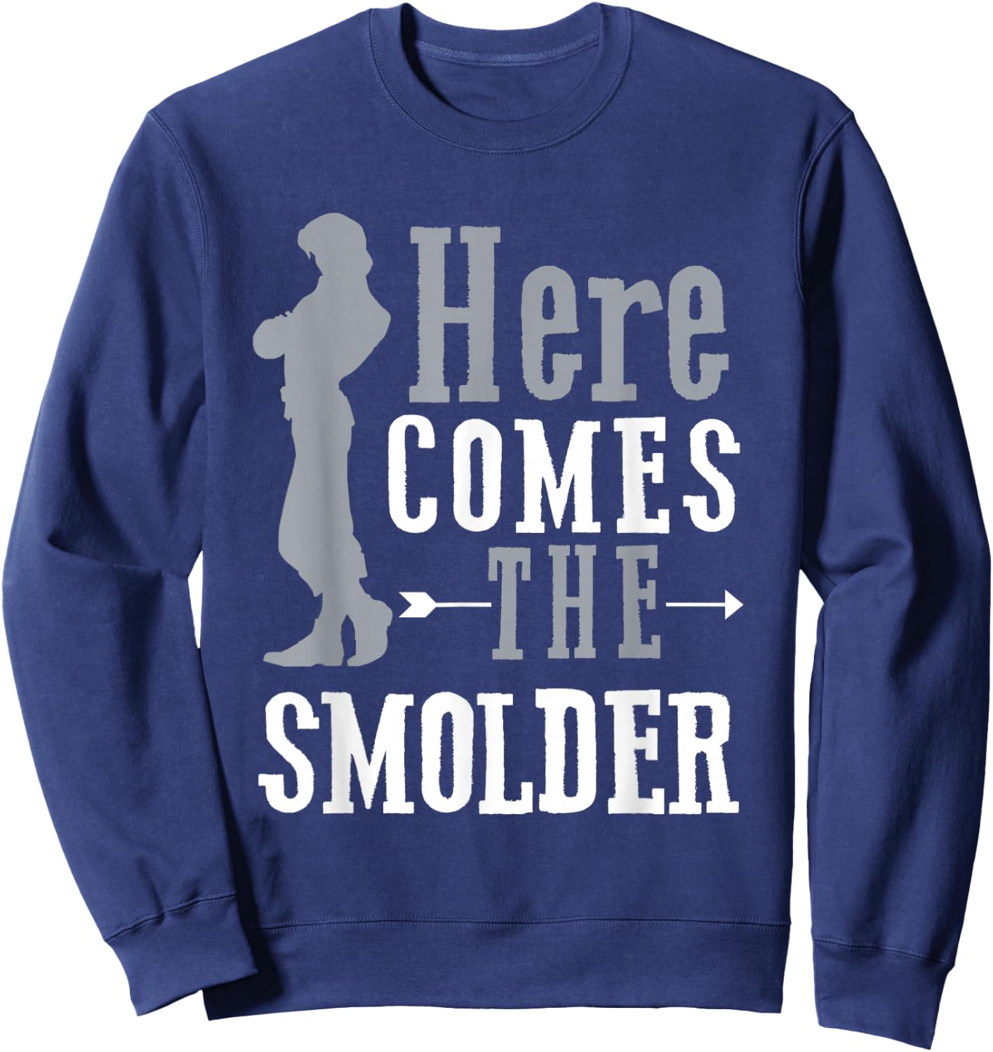 Here Comes The Smolder Sweatshirt - Sweatshirt | Navy