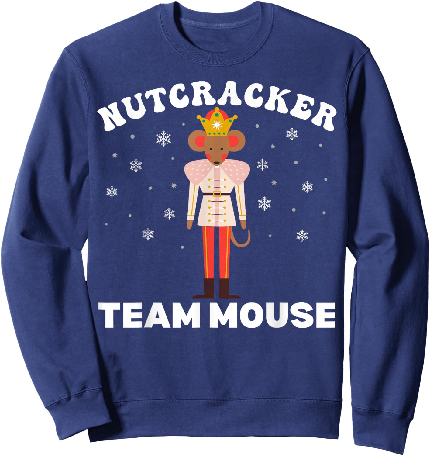 Team Mouse Nutcracker Christmas Dance Pajamas Kids Girls Sweatshirt - Sweatshirt | Navy