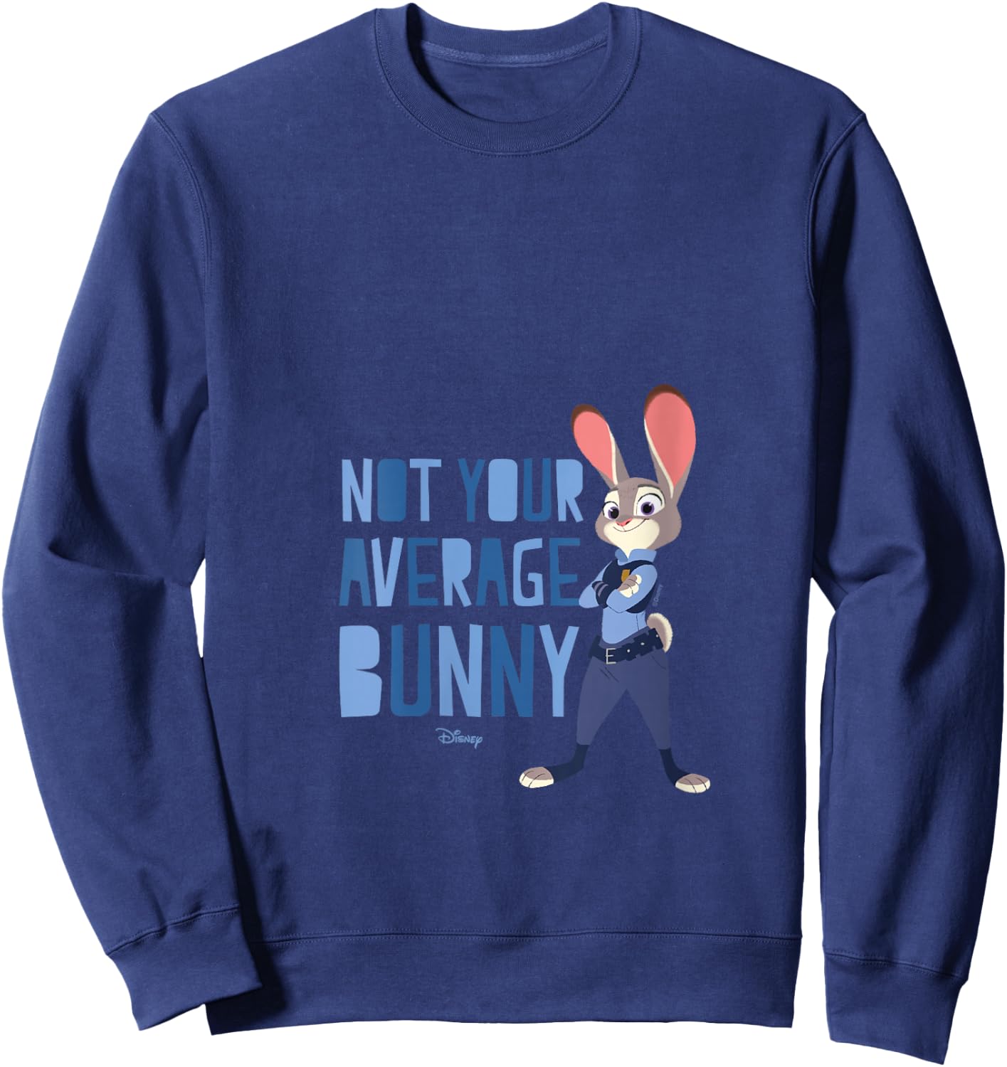 Zootopia - Judy Not Your Average Bunny V-Neck Sweatshirt - Sweatshirt | Navy