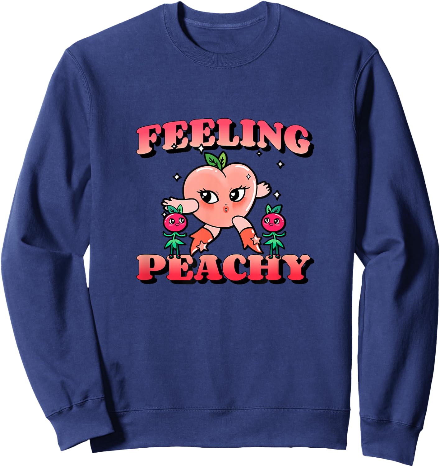 Peach State Georgia Atlanta Georgia On My Mind Sweatshirt - Sweatshirt | Navy