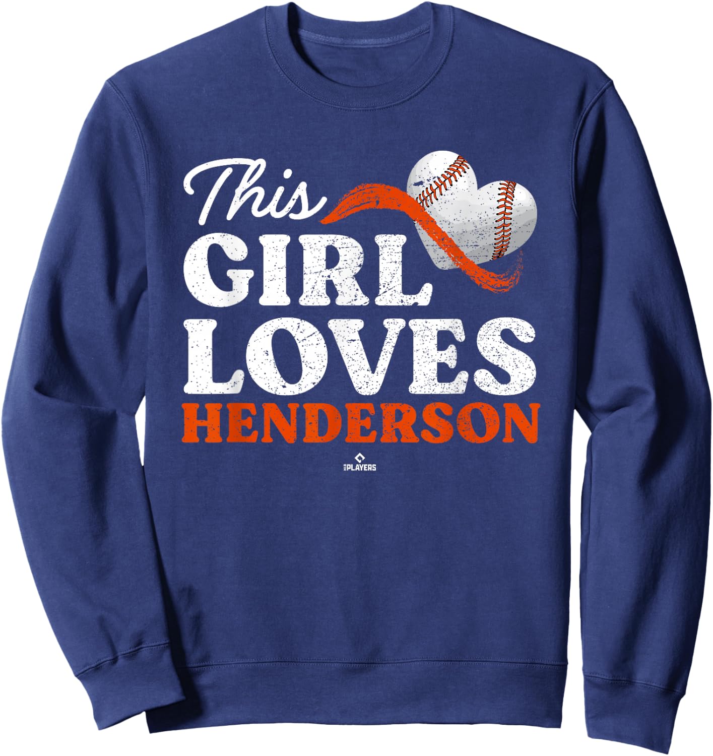 This Girl Loves Gunnar Henderson Baltimore MLBPA Sweatshirt - Sweatshirt | Navy