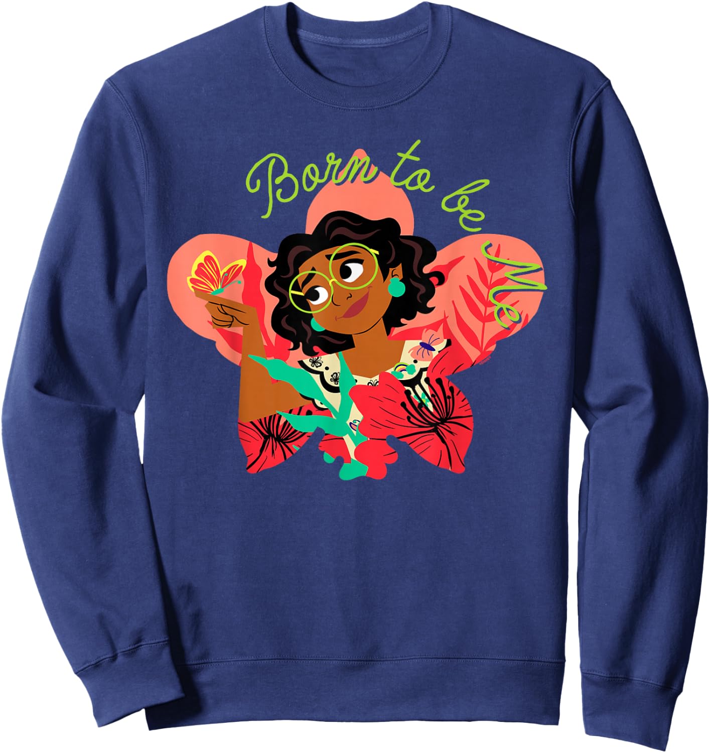 Disney Encanto Mirabel Madrigal Born To Be Me Sweatshirt - Sweatshirt | Navy