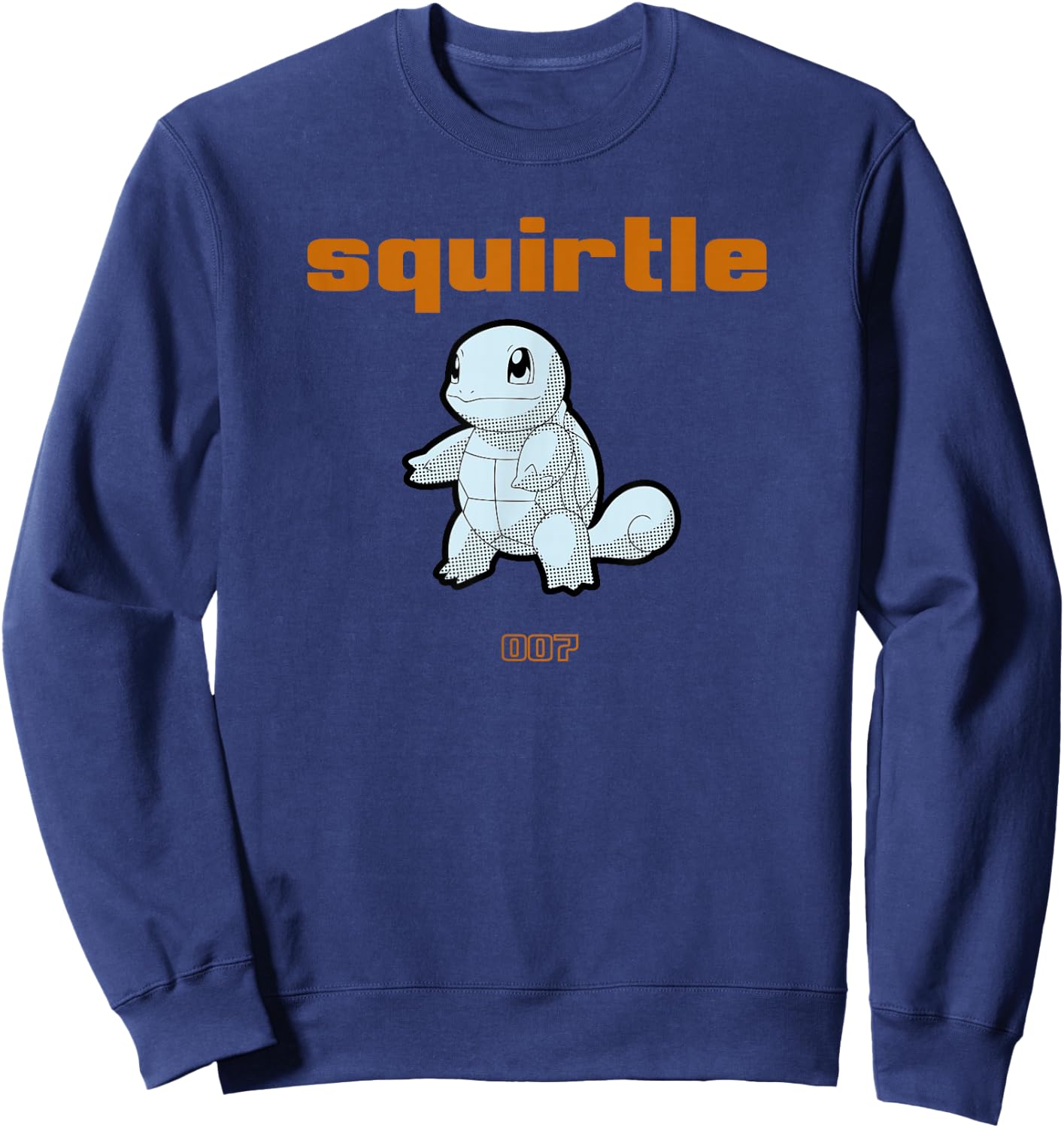 Pokémon Squirtle 007 Standing Pose Portrait Sweatshirt - Sweatshirt | Navy