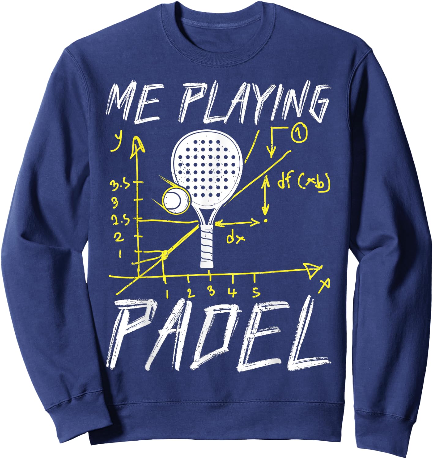 Me Playing Padel | Padel Tennis Funny Padel Sweatshirt - Sweatshirt | Navy