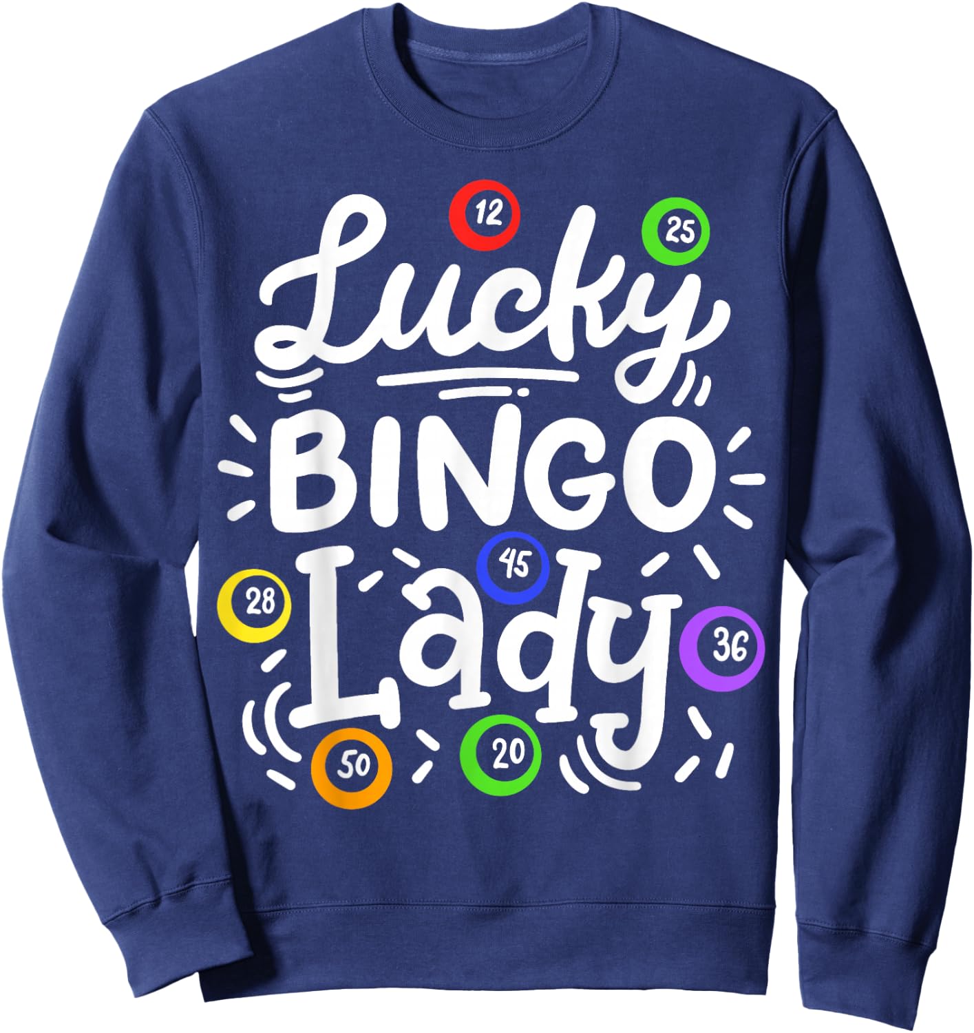 Bingo Lucky Bingo Lady Sweatshirt - Sweatshirt | Navy