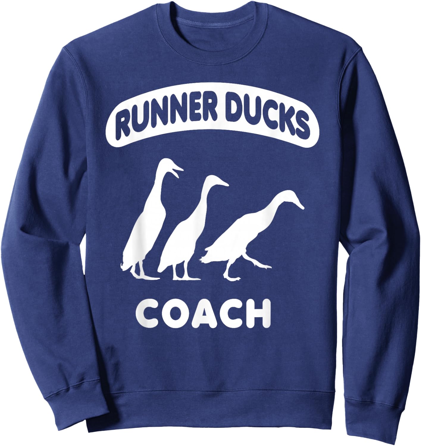 Runner Ducks Coach Indian Duck Sweatshirt - Sweatshirt | Navy