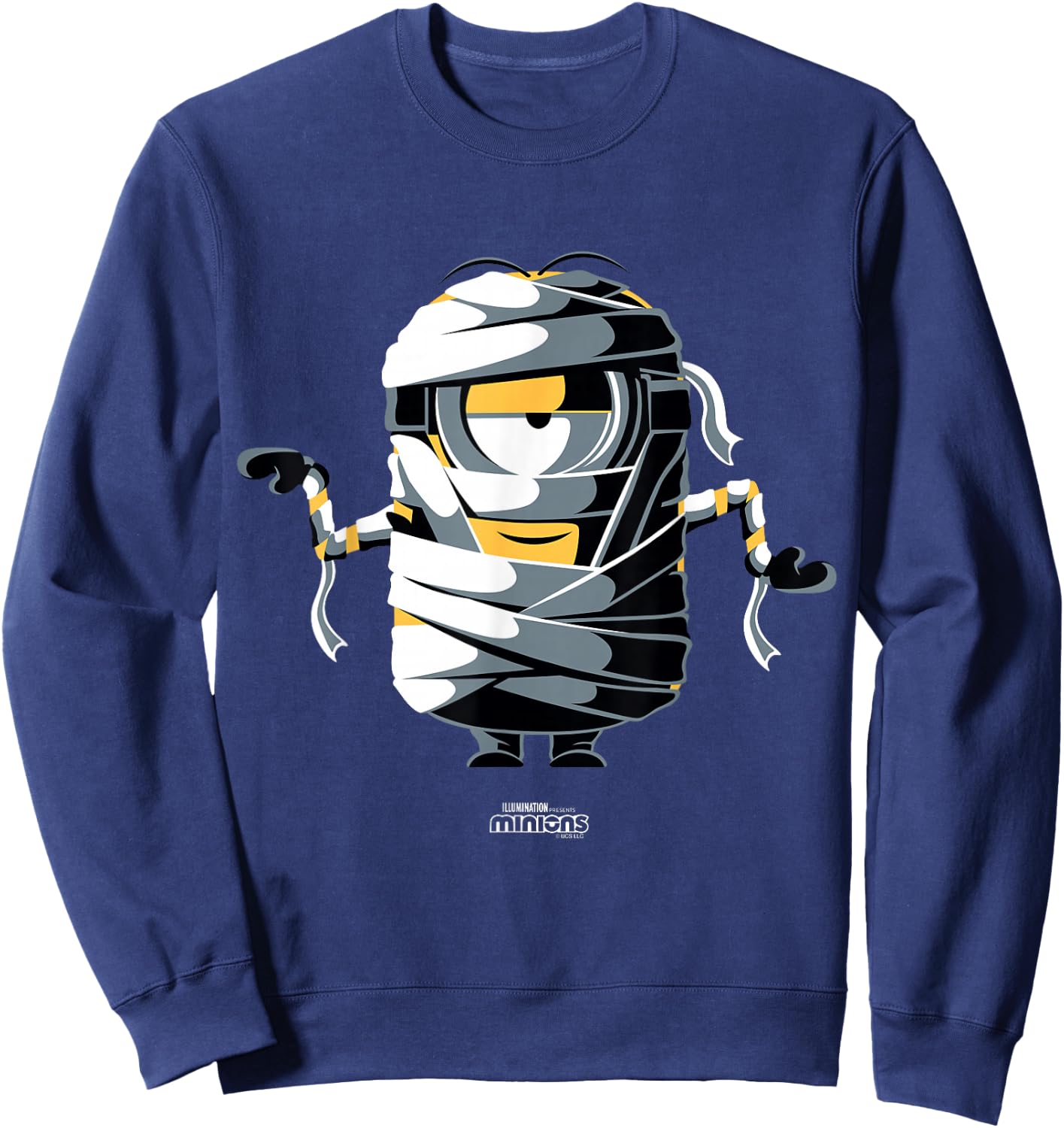 Minions Monsters Mummy Stuart Halloween Sweatshirt - Sweatshirt | Navy