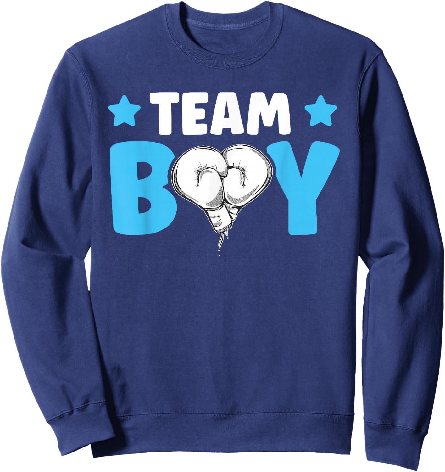 Team Boy Design for a Boxing Gender Reveal Sweatshirt - Sweatshirt | Navy