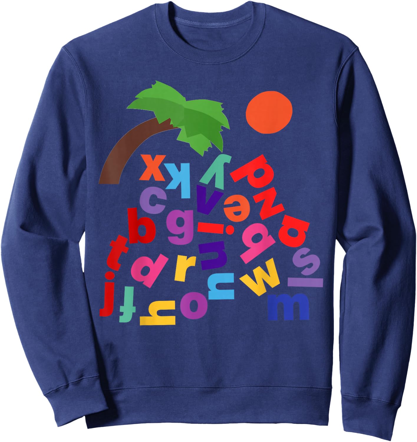 Alphabet Boom Tree Sweatshirt - Sweatshirt | Navy