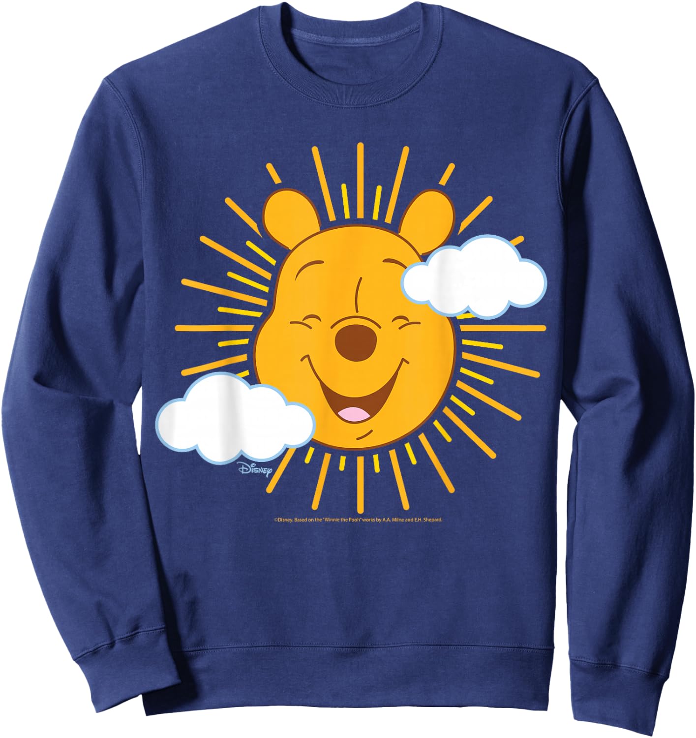 Winnie the Pooh - Pooh Sun Face Sweatshirt - Sweatshirt | Navy