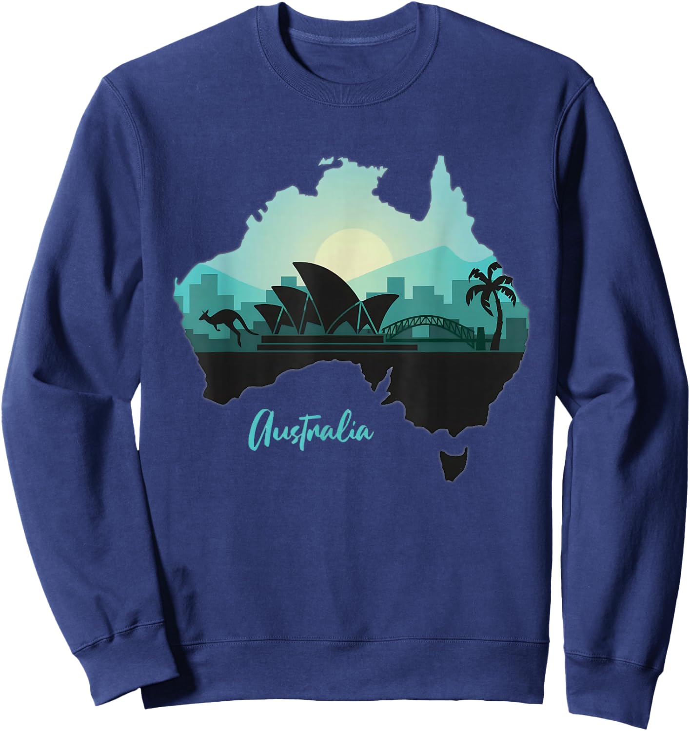 Women Australia, Girls Australia, Australia Shirt Sweatshirt - Sweatshirt | Navy