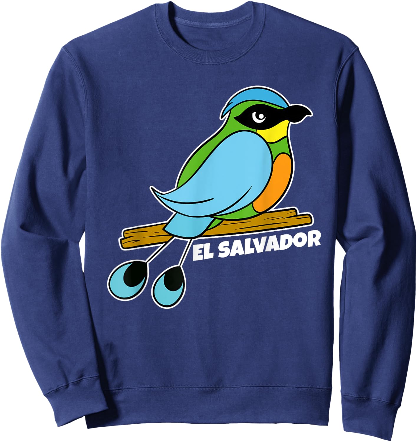 El Salvador Torogoz - El Salvadorean Nacional, Bird Torogoz Sweatshirt - Sweatshirt | Navy