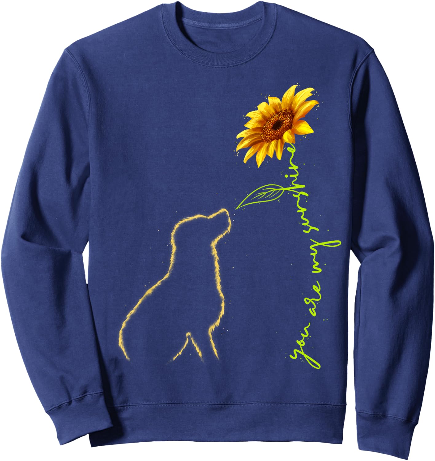 Cute Black Labrador, Dog Lover, Black Lab, Labrador Men Women Kids Sweatshirt - Sweatshirt | Navy