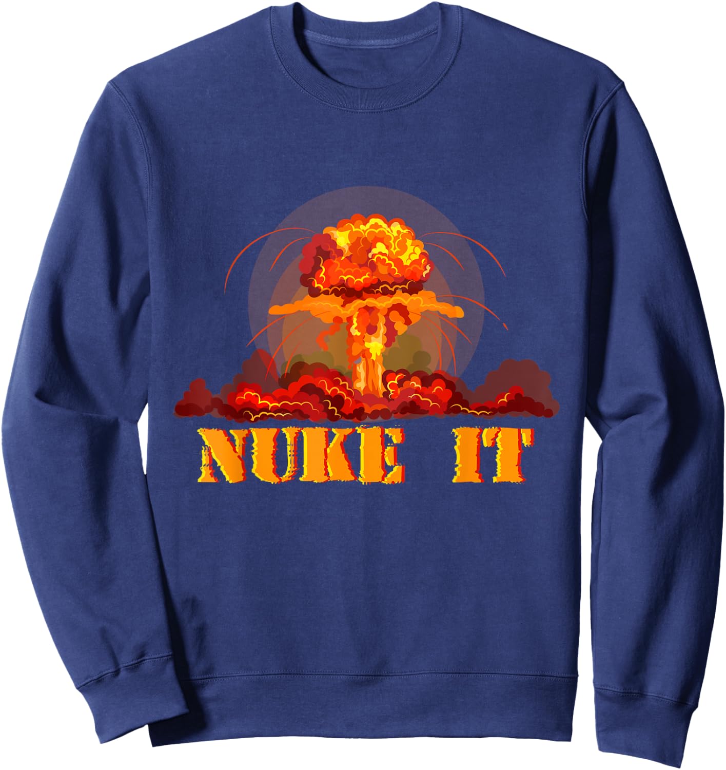 Nuke It Bomb Sweatshirt - Sweatshirt | Navy