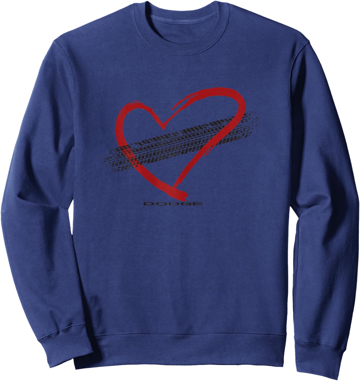 Dodge Heart Burn Out Sweatshirt - Sweatshirt | Navy