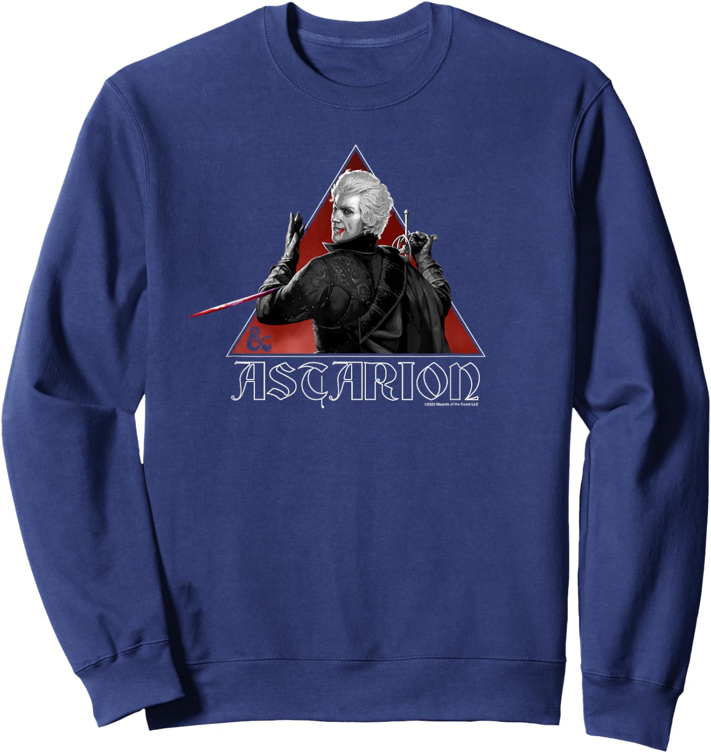 Dungeons & Dragons Baldur's Gate III Astarion Blade Bite Sweatshirt - Sweatshirt | Navy
