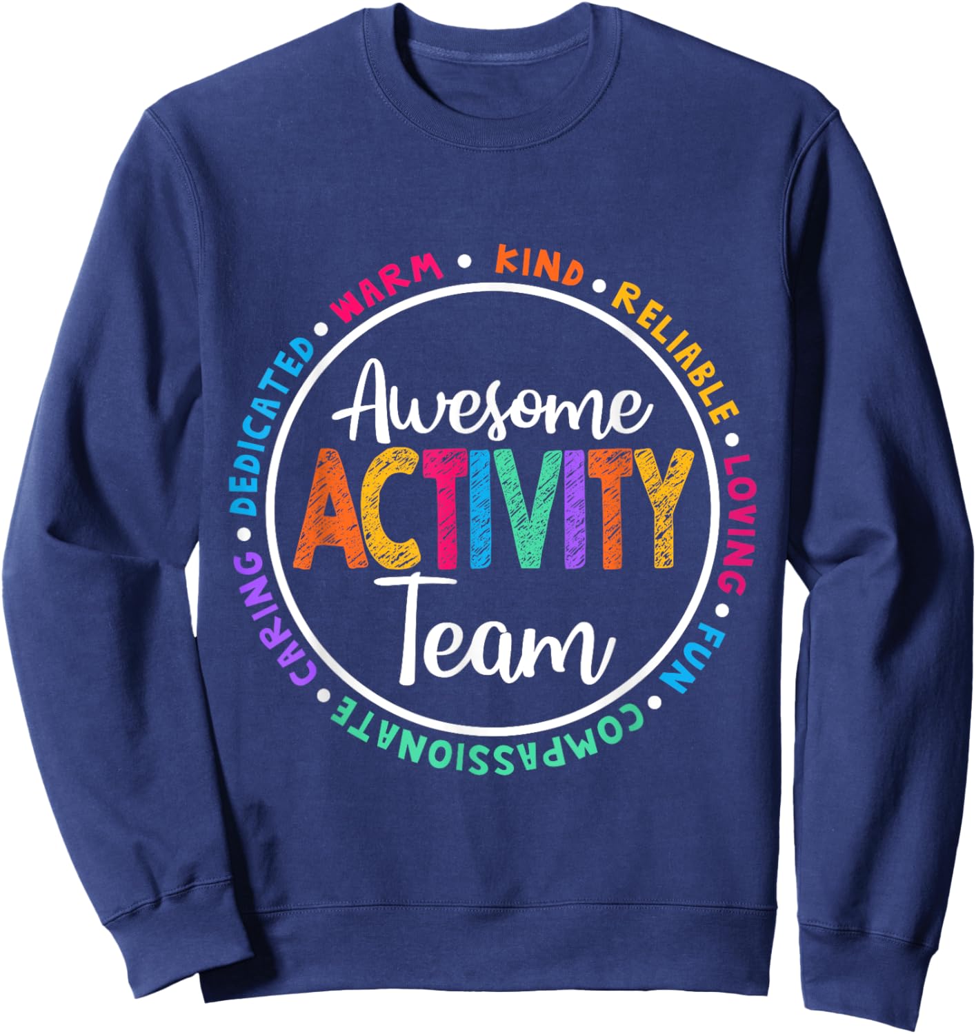 Awesome Activity Team Squad Professionals Week Director Crew Sweatshirt - Sweatshirt | Navy