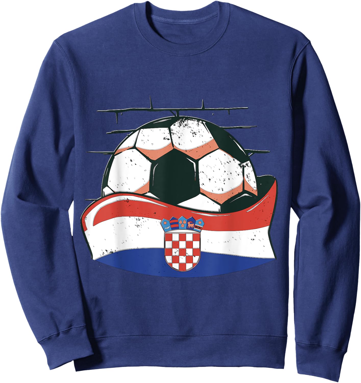 Croatia Soccer Team, Croatia Football National Country Sweatshirt - Sweatshirt | Navy