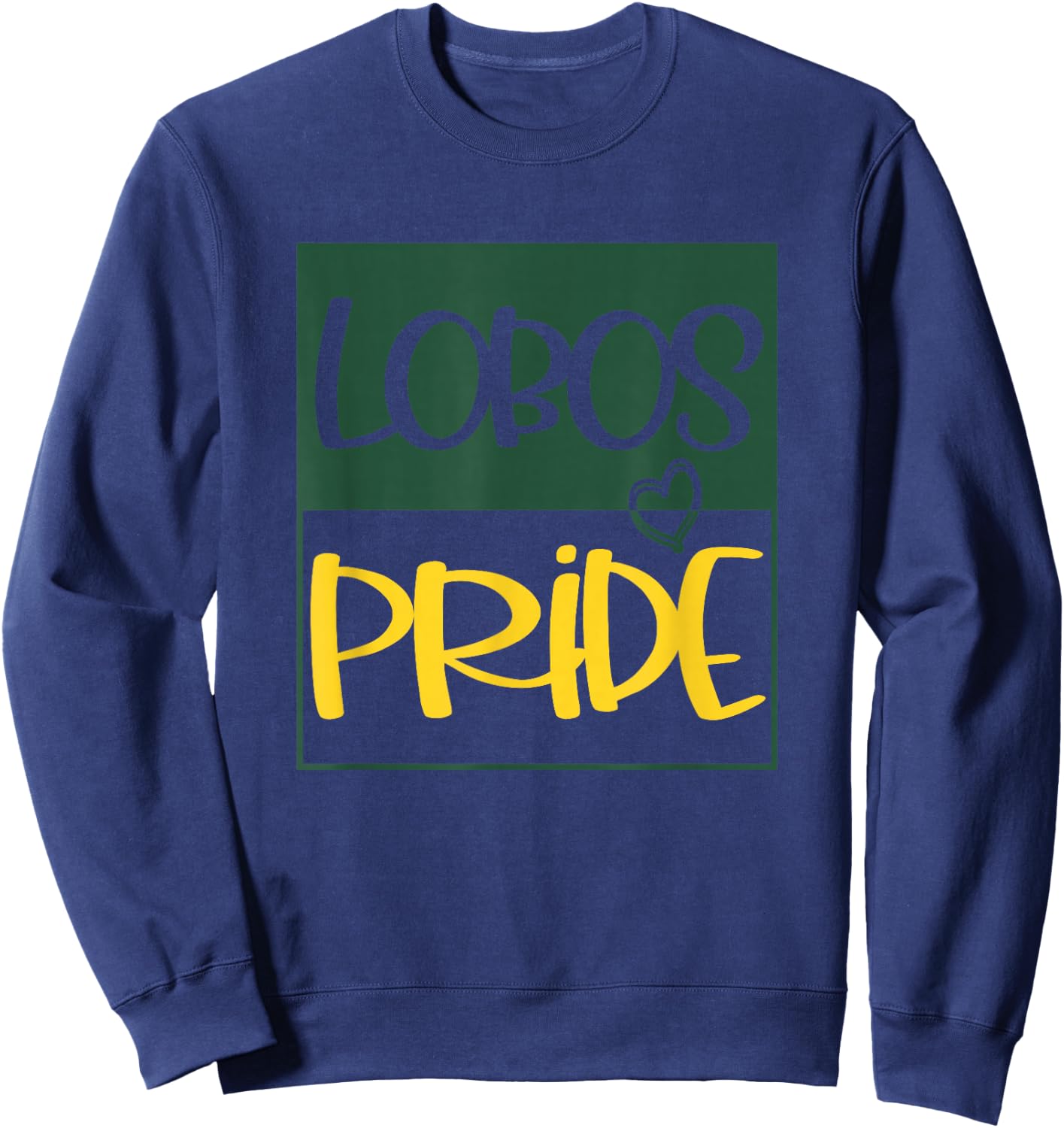 Longview Lobos - Lobos Pride Sweatshirt - Sweatshirt | Navy