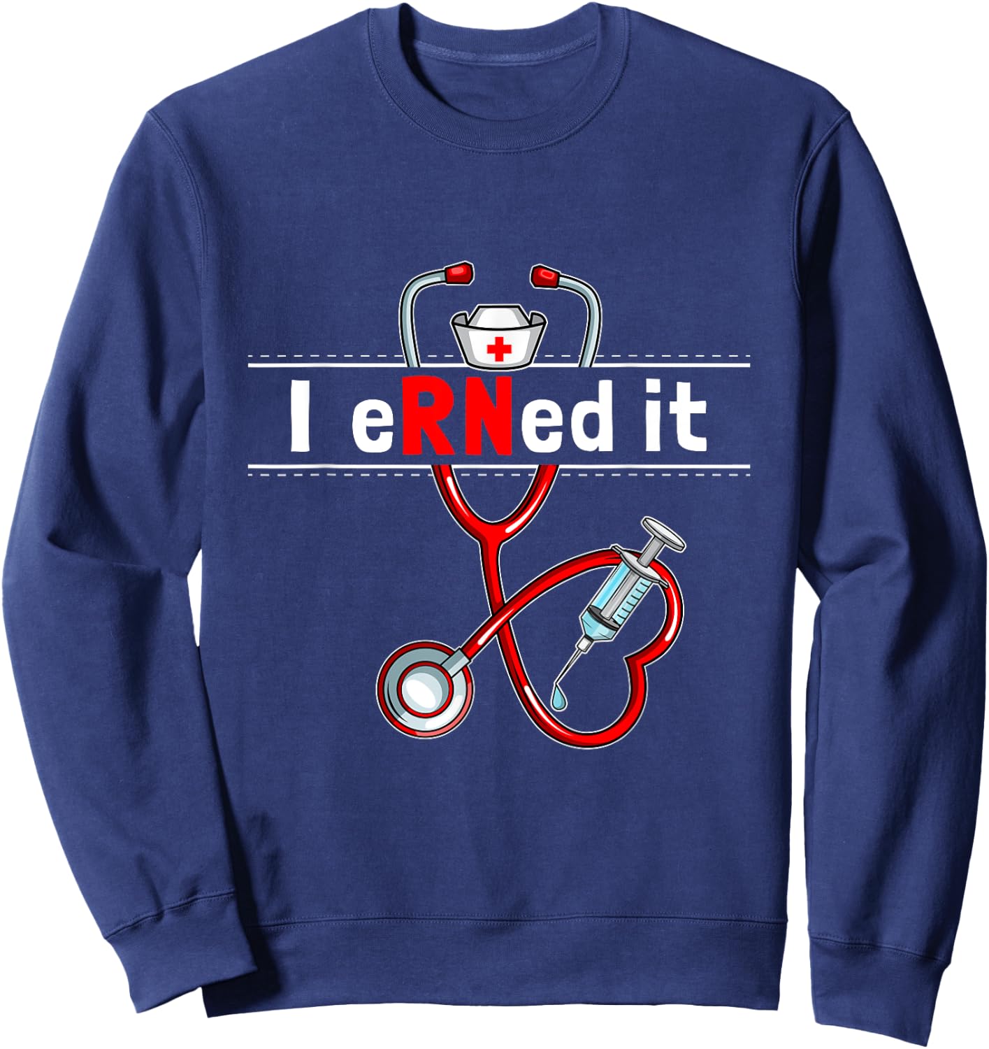 Earned It Sweatshirt - Sweatshirt | Navy
