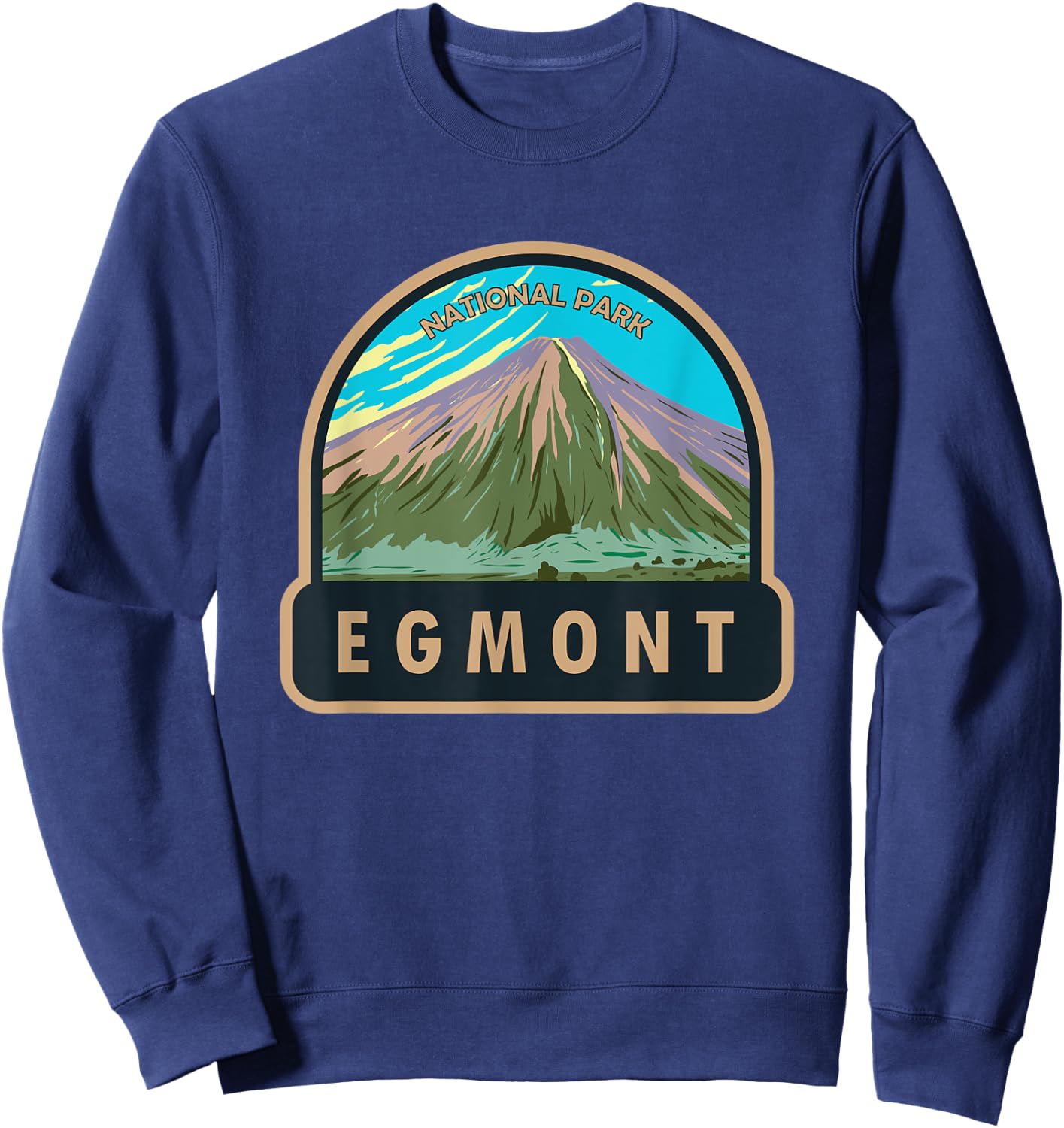 Egmont National Park New Zealand Vintage Sweatshirt - Sweatshirt | Navy