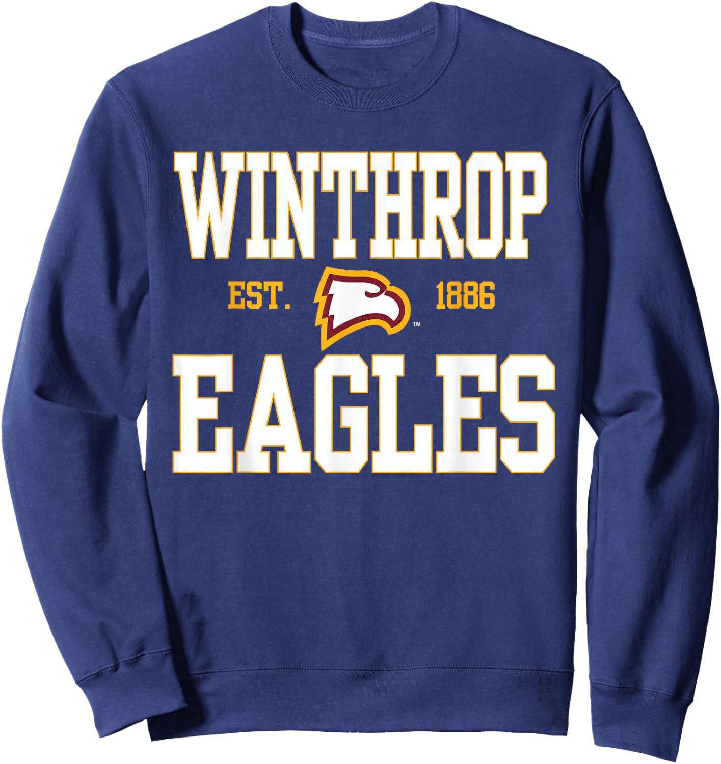 Winthrop Eagles | Official NCAA Merch | NCAFWNT01 Sweatshirt - Sweatshirt | Navy