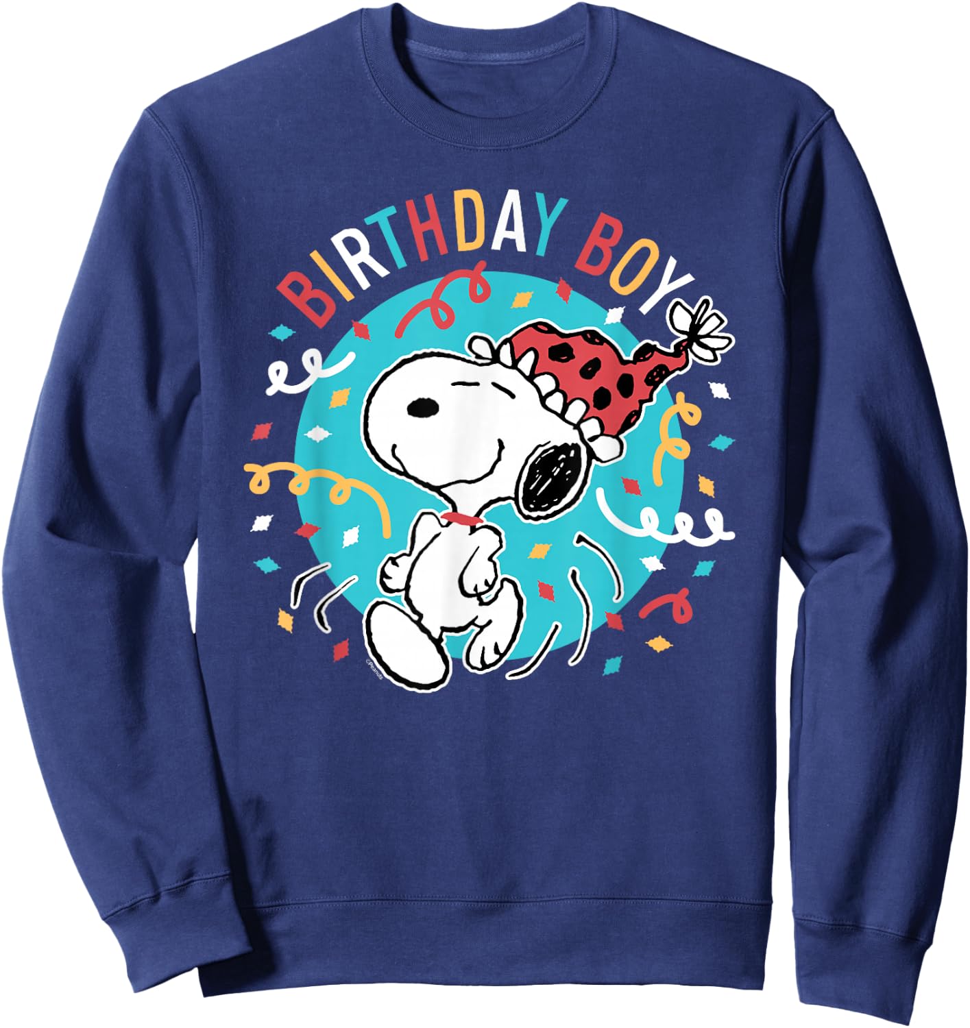 Peanuts - Birthday Boy Sweatshirt - Sweatshirt | Navy