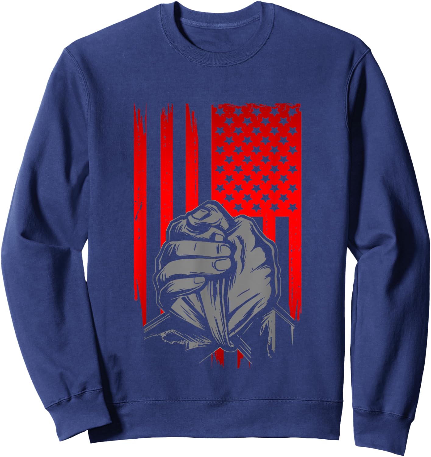 Arm Wrestling Sweatshirt - Sweatshirt | Navy