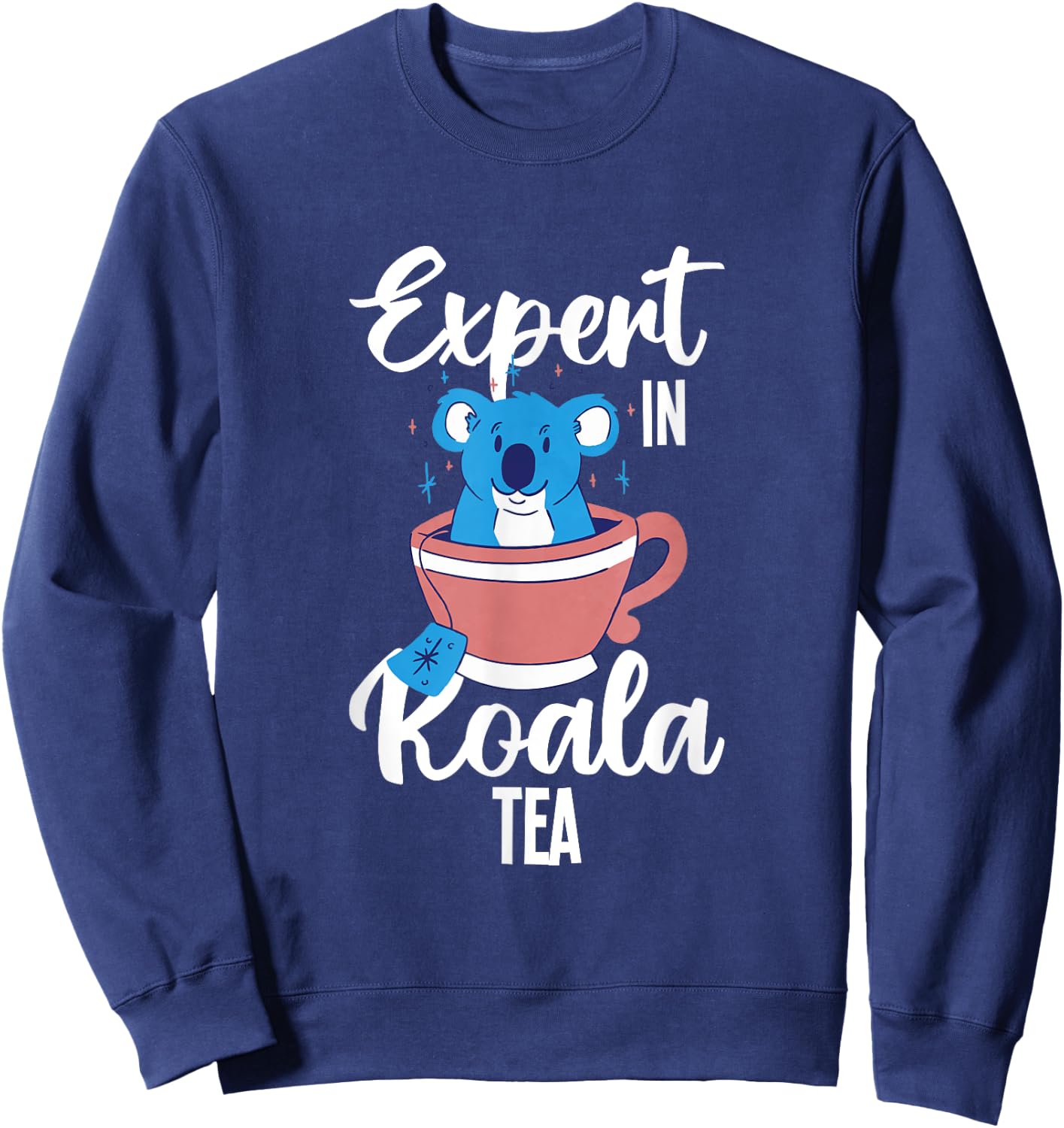 Expert in Koala Tea Pun Quality Control Manager Specialist Sweatshirt - Sweatshirt | Navy