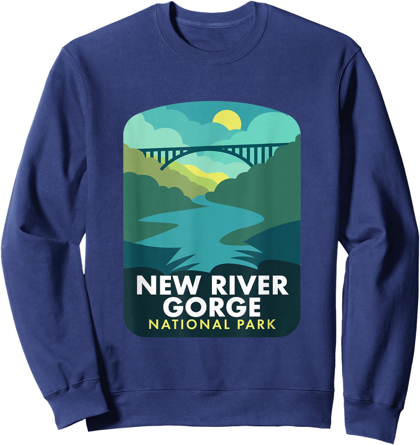 New River Gorge National Park Sweatshirt - Sweatshirt | Navy