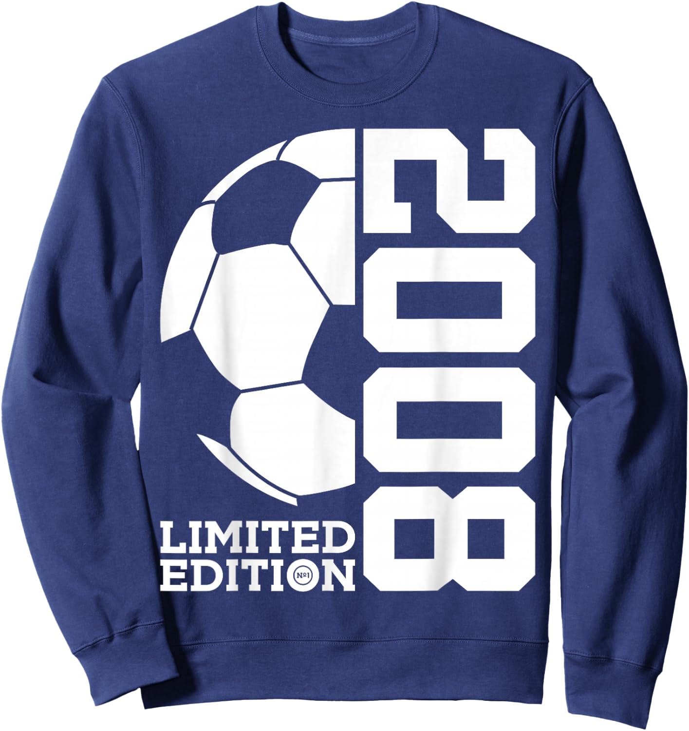 18th BIRTHDAY SOCCER LIMITED EDITION 2008 Sweatshirt - Sweatshirt | Navy