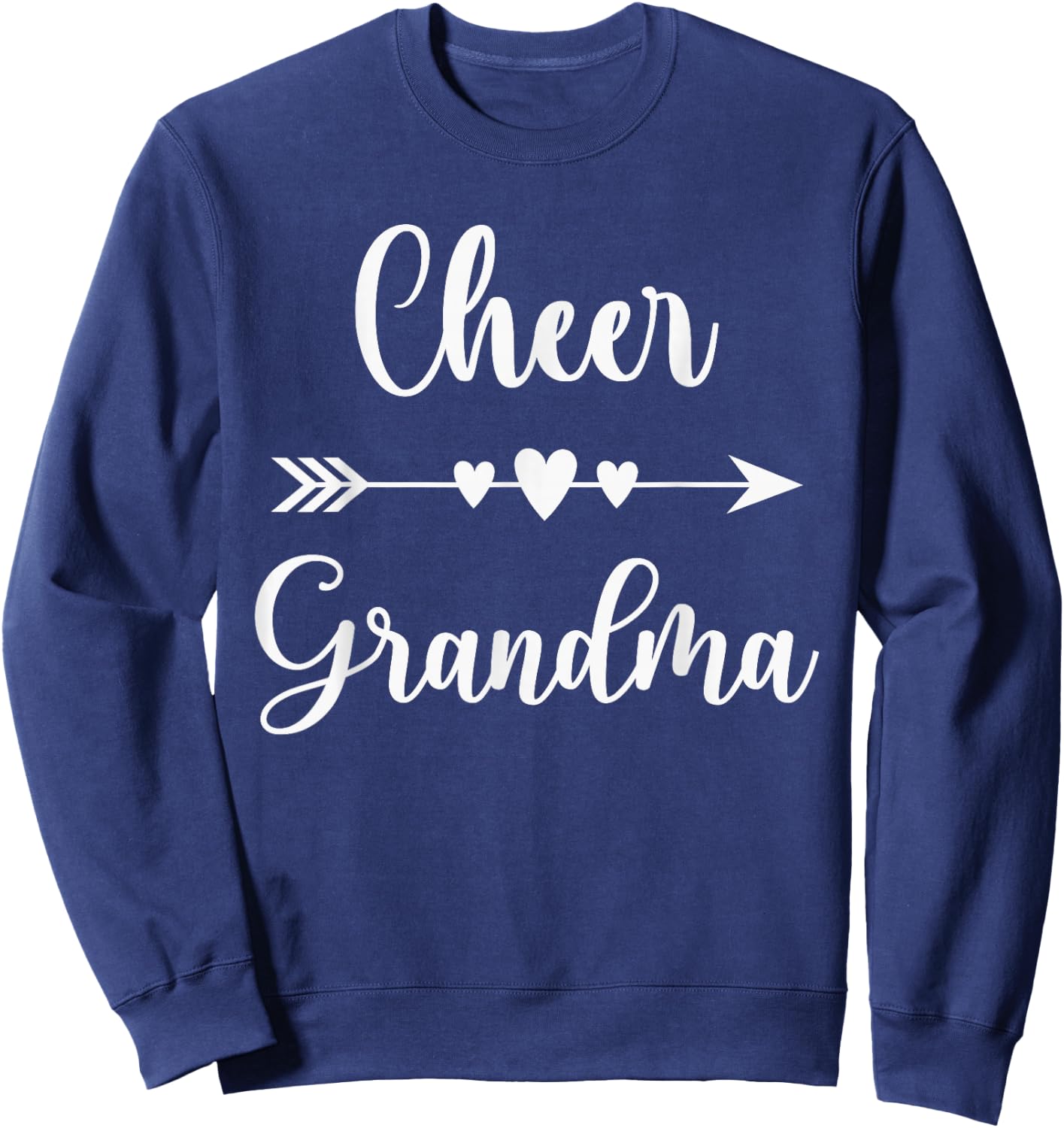 Cheerleading Grandma Cheerleader Cheerleading Grandmother Sweatshirt - Sweatshirt | Navy