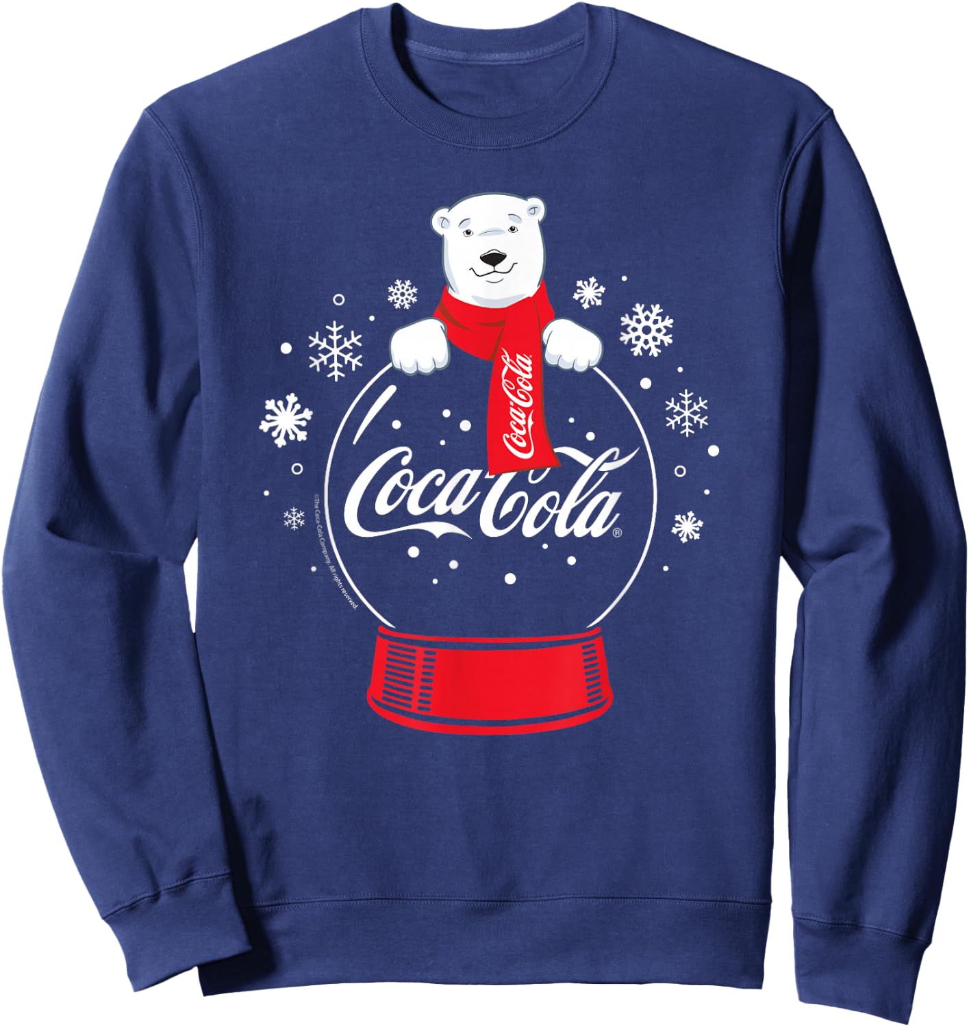 Coca-Cola - Polar Bear Snowglobe Sweatshirt - Sweatshirt | Navy