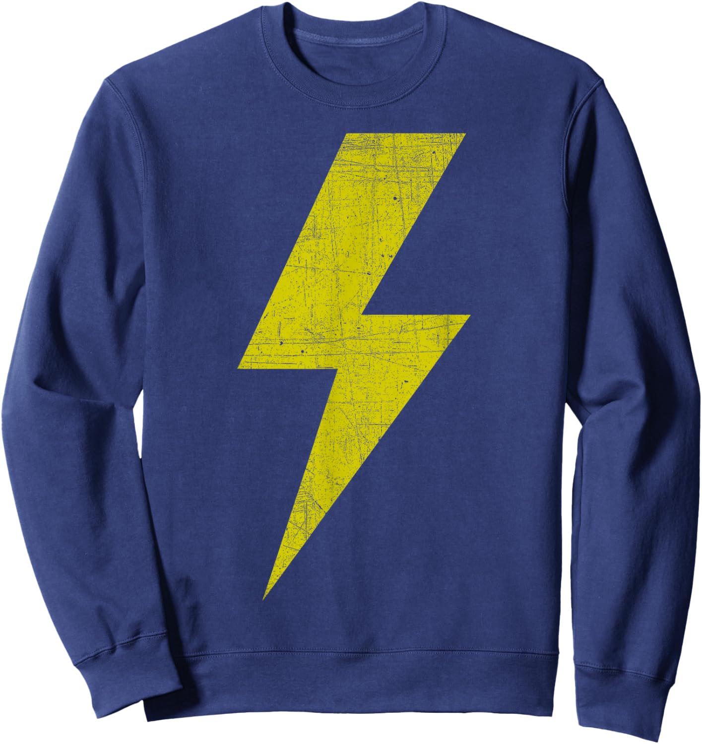 Yellow Team Bolt of Lightning Game Design Sweatshirt - Sweatshirt | Navy